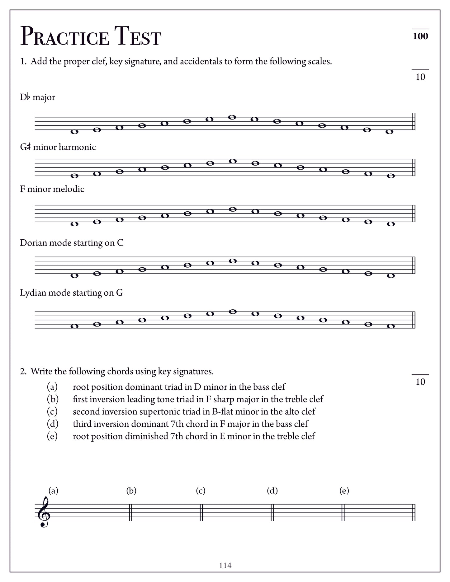 Elementary Music Rudiments Advanced