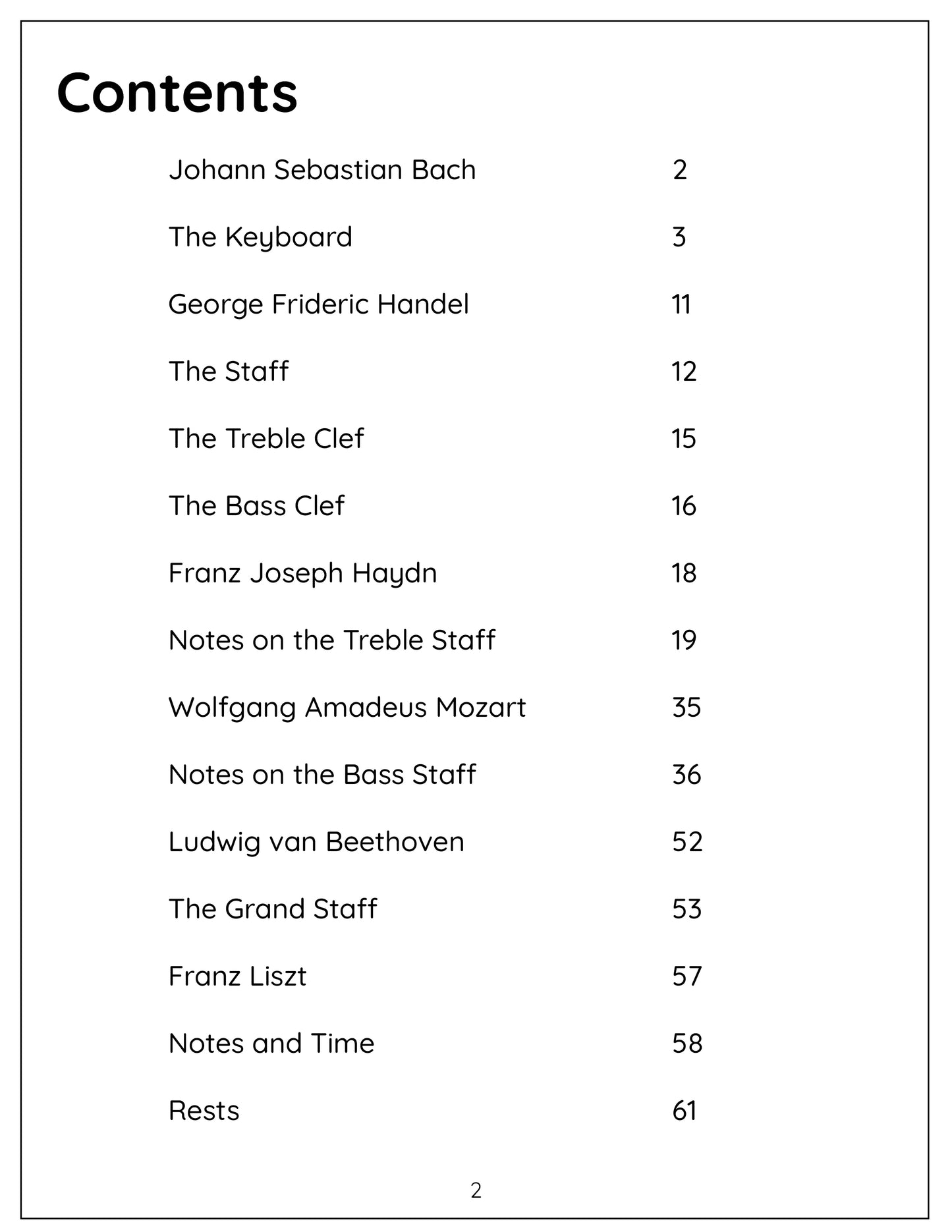 Elementary Music Theory Book 1