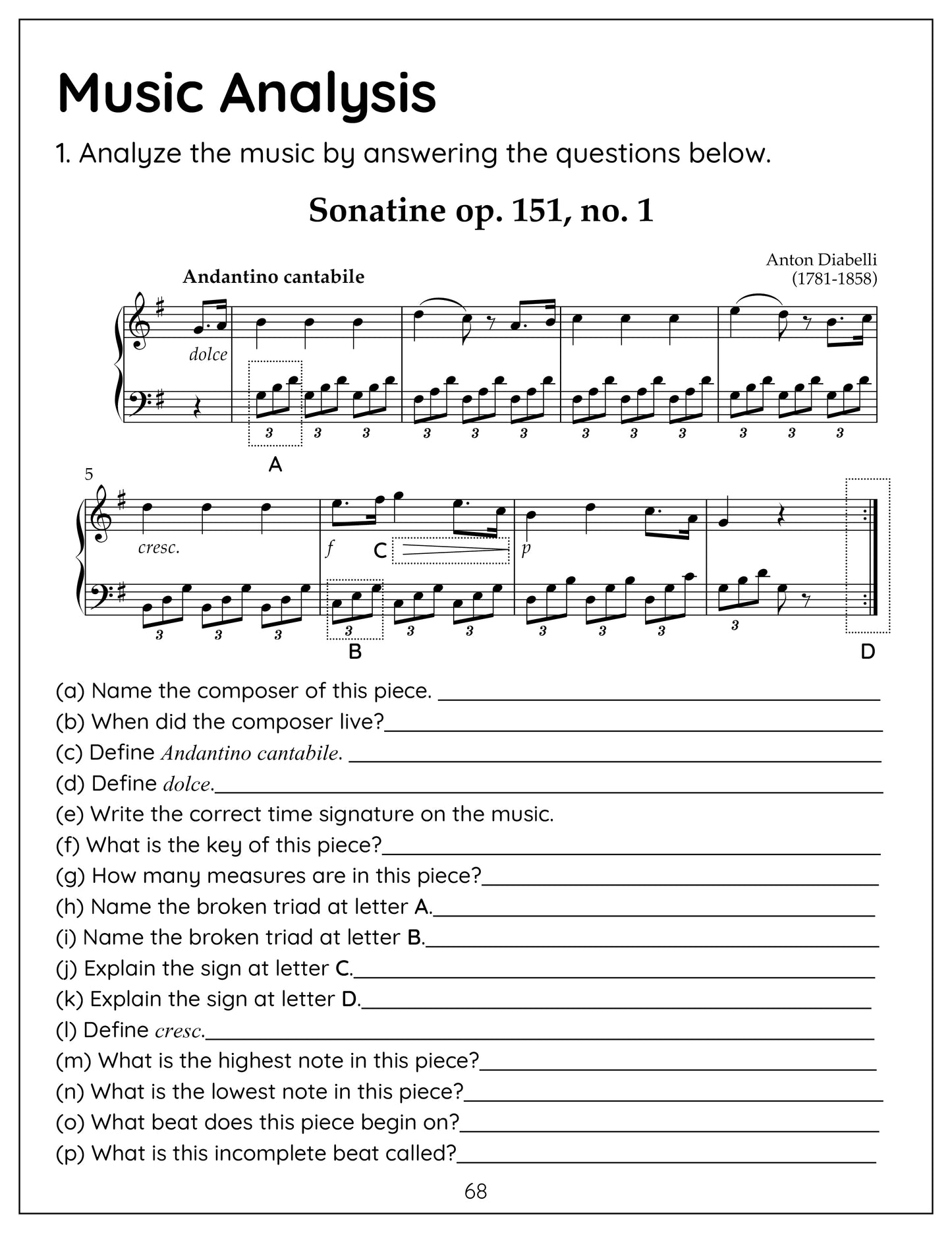 Elementary Music Theory Book 3