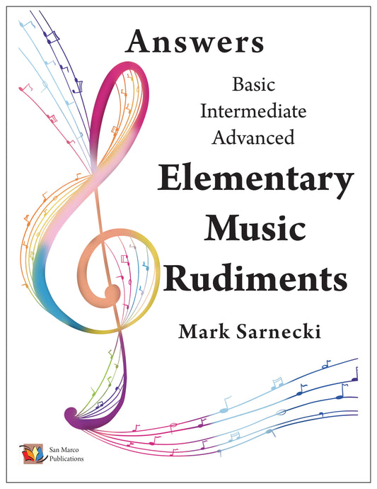 Elementary Music Rudiments Answers