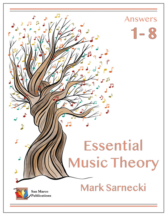 Essential Music Theory Answer Book Levels 1 to 8