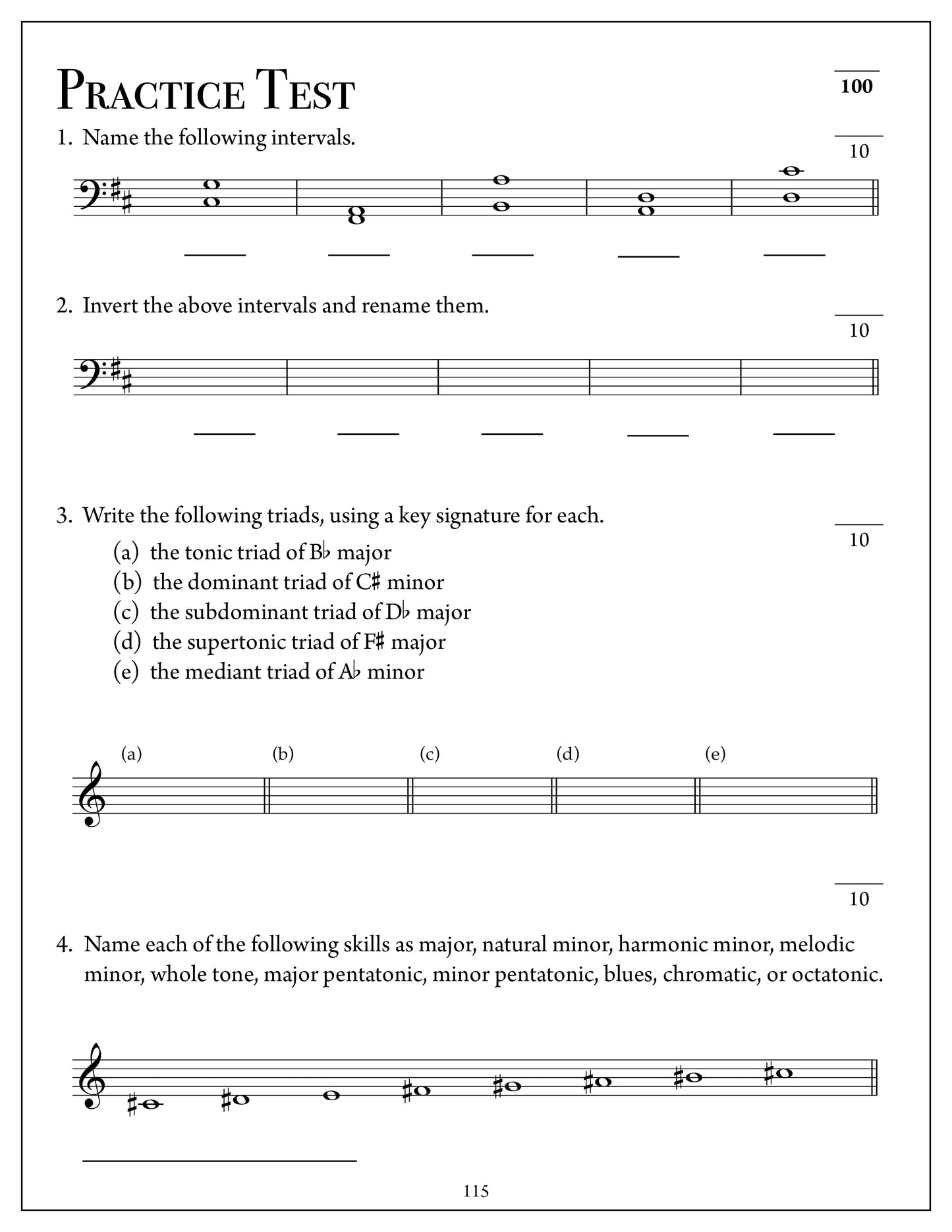 Elementary Music Rudiments Intermediate